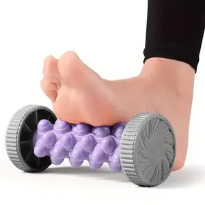 HOXEZU Foot Massager Roller for Plantar Fasciitis Relief, Portable, Deep Tissue Muscle Massage, Foot Arch and Heel Pain, Reflexology Tool, Gift for Family and friends
