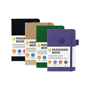 Password Book with Letter Labels, 1 Count Hardbound Password Manager Notebook, Internet Password Log Diary, Computer & Website Login Address Manager