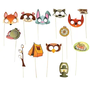 Camping Photo Stick Props - 13 Pc.