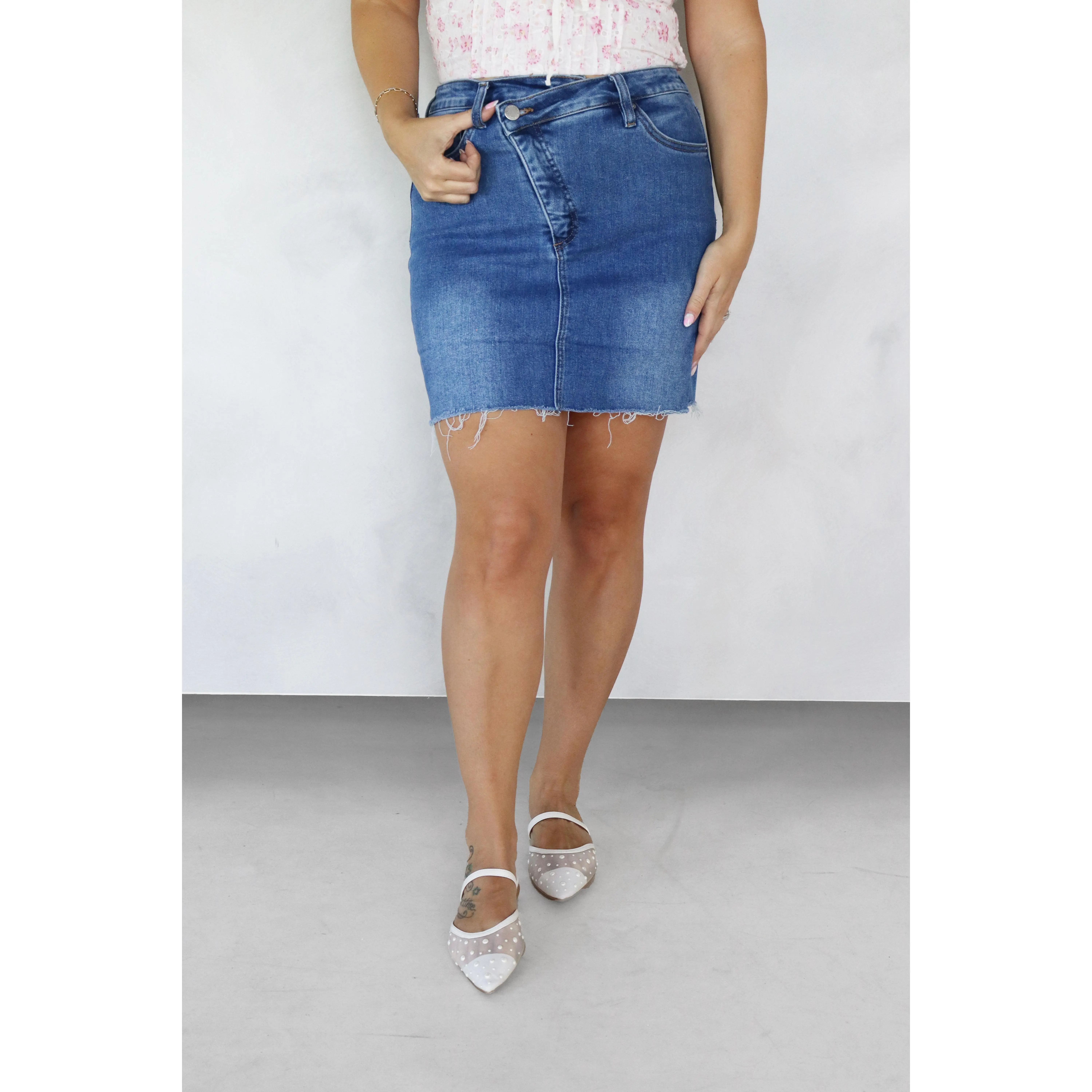 Tummy Control Mini Skirt by Alexander Jane