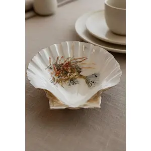 Shell Trinket Dish Lion Fish