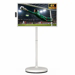 2026 Apolosign Gen 2 Portable TV, Ultra-Large 15000mAh Battery, 24 inch 32 inch True 4K UHD Portable TV, 16(8+8)GB+256GB, Google EDLA-Certified Android 16 OS, Touch Screen, Voice Remote Control, Support Google&Apolosign Calendar