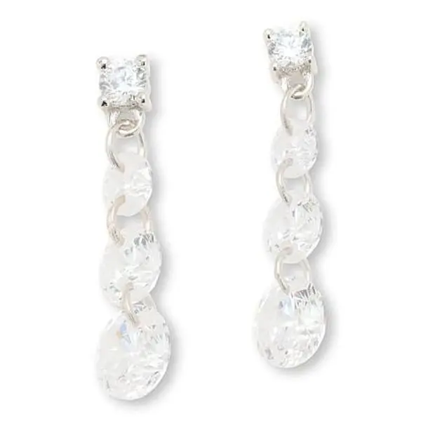 Radiance by Absolute™ 3.50ctw 4-Stone Floating Drop Earrings