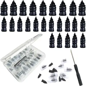 40 PCS Tire Repair Rubber Nail, Tire Repair Rubber Screws, Tire Fast Self-Service Tool, Suitable for Car, Motorcycle, Jeep, Electromobile Tire Puncture Repair