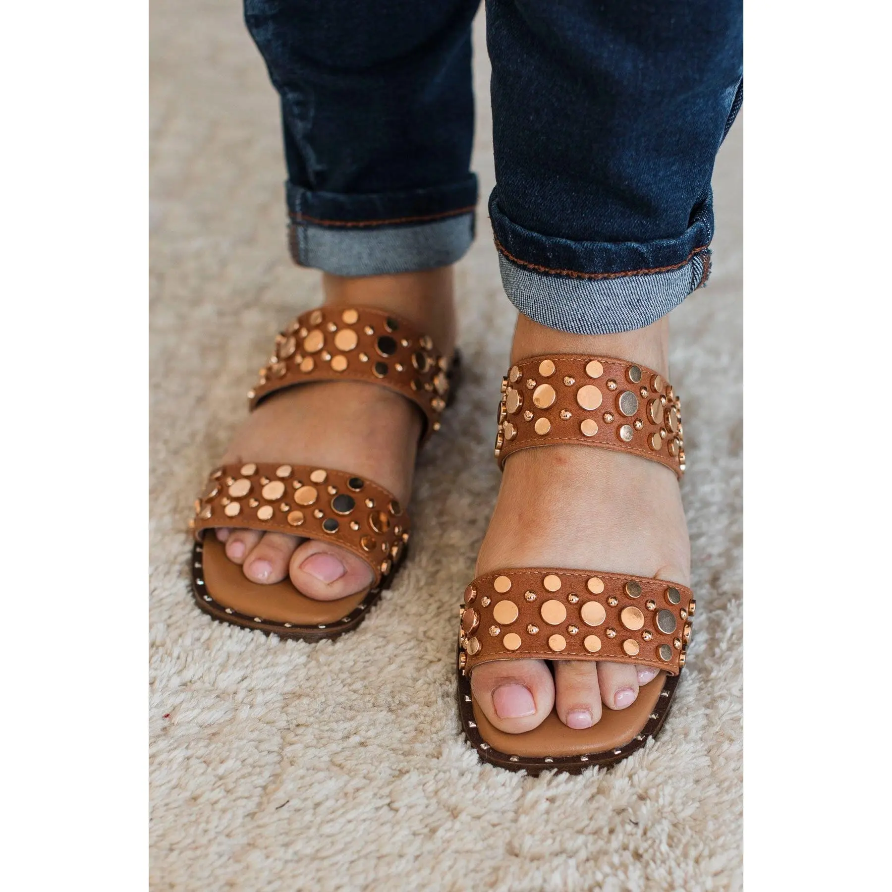 Corky's Magnet Sandals- Cognac