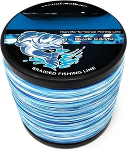 Braided Fishing Line - Pro Grade Power Performance for Saltwater or Freshwater Fish - Colored Fishing Line Braid for Extra Visibility