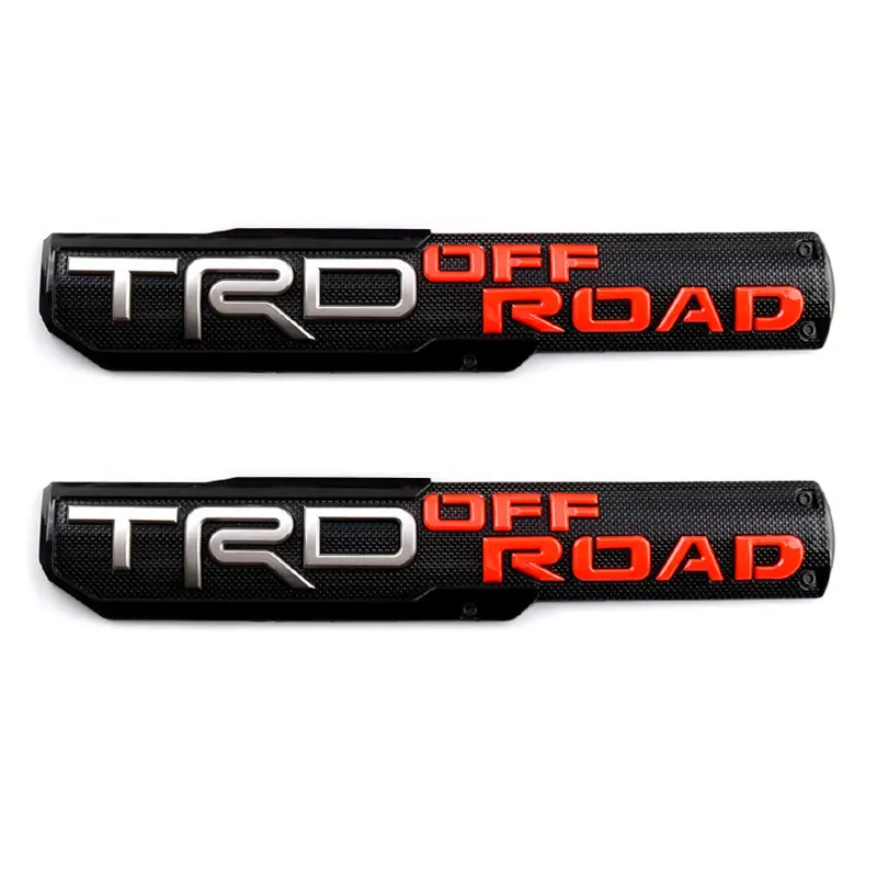 2pcs Set of 2 High-Performance Off-Road Emblem Decals – Self-Adhesive Badge Stickers for Pickup Trucks and SUVs – Car Lover Gift