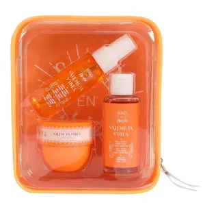 Valencia Vibes - Solo En Ibiza - 3 Piece Bath & Body Gift Set –Bubble Bath, Fragrance Mist & Moisturizing Body Butter – Travel Size Spa Kit for Women, Skin Hydration, Relaxation & Gifting