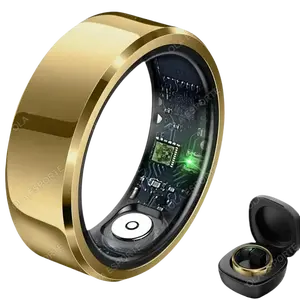 smart ring Blood Pressure Heart Rate Sleep Monitoring Smartring IP68 & 5ATM Waterproof Multi-sport Mode Smartring Man Women Fitness Wearable Wearable Fitness Trackers