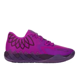 PUMA Mens Mb.01 Lo Disco Basketball Sneakers Shoes - Purple
