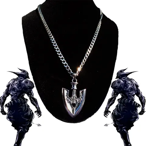 Anime Stand Arrow Chain - 20-Inch 5mm Stainless Steel with Jojo Stand Arrow Pendant, Unisex, Lightweight Design, Durable & Elegant Accessory