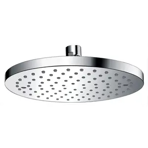 212 MAIN Contemporary Chrome Rain Showerhead - Ceiling Mount Shower, Rain Setting, Easy Clean, Solid Brass Construction