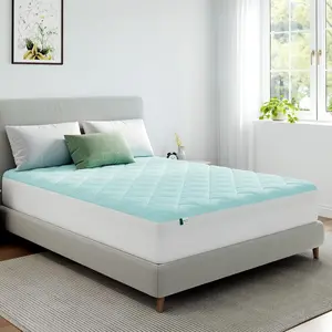 Cooling Mattress Topper California King Size,Mattress Pad with Deep for 8-21" Mattress,Soft Mattress Cover for Back Pain Relief,3D+7D Down Alternative Bed Topper for Hot Sleepers