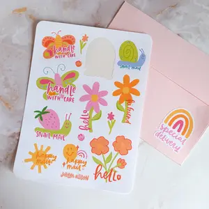 Spring Happy Mail Sticker Sheet for Packages
