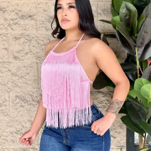 Fringe Bodysuit for Women - Tops and Bottoms - Womenswear