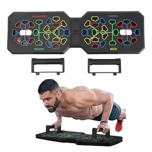 Multifunctional Foldable Push Up Board, Portable Fitness Equipment for Muscle Training & Abdominal Strengthening, Professional Push Up Board for Home Gym