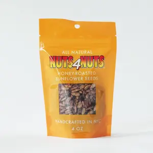 Honey-Roasted Sunflower Seeds in 4 oz Resealable Pack flavored sunflowerseeds sunflower seed