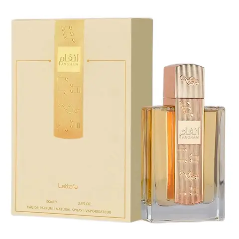 Lattafa Angham Unisex Edition Perfume - Fragrance EDP Spray, 3.4oz/100ml, Gourmand Vanilla Scent for Adults, Alcohol-Containing Fragrance by Lattafa Perfumes