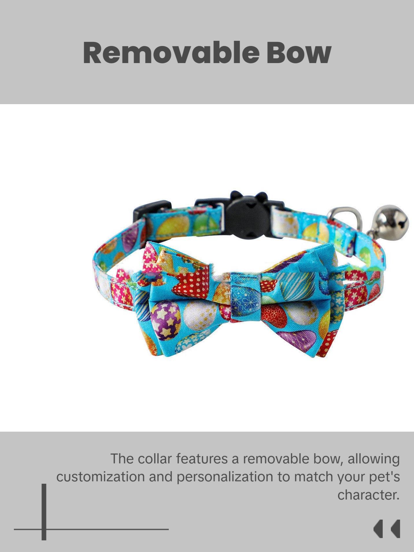 Easter Bunny Carrot Egg Pet Collar