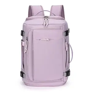 New Simple Travel Backpack, Men's Multifunctional Laptop Bag, Lightweight Expandable Travel Pack, Large Capacity, Business & Outdoor Use