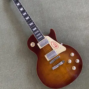 Smoked Color Electric Guitar with Dual Humbucker Pickups and Solid Body Construction