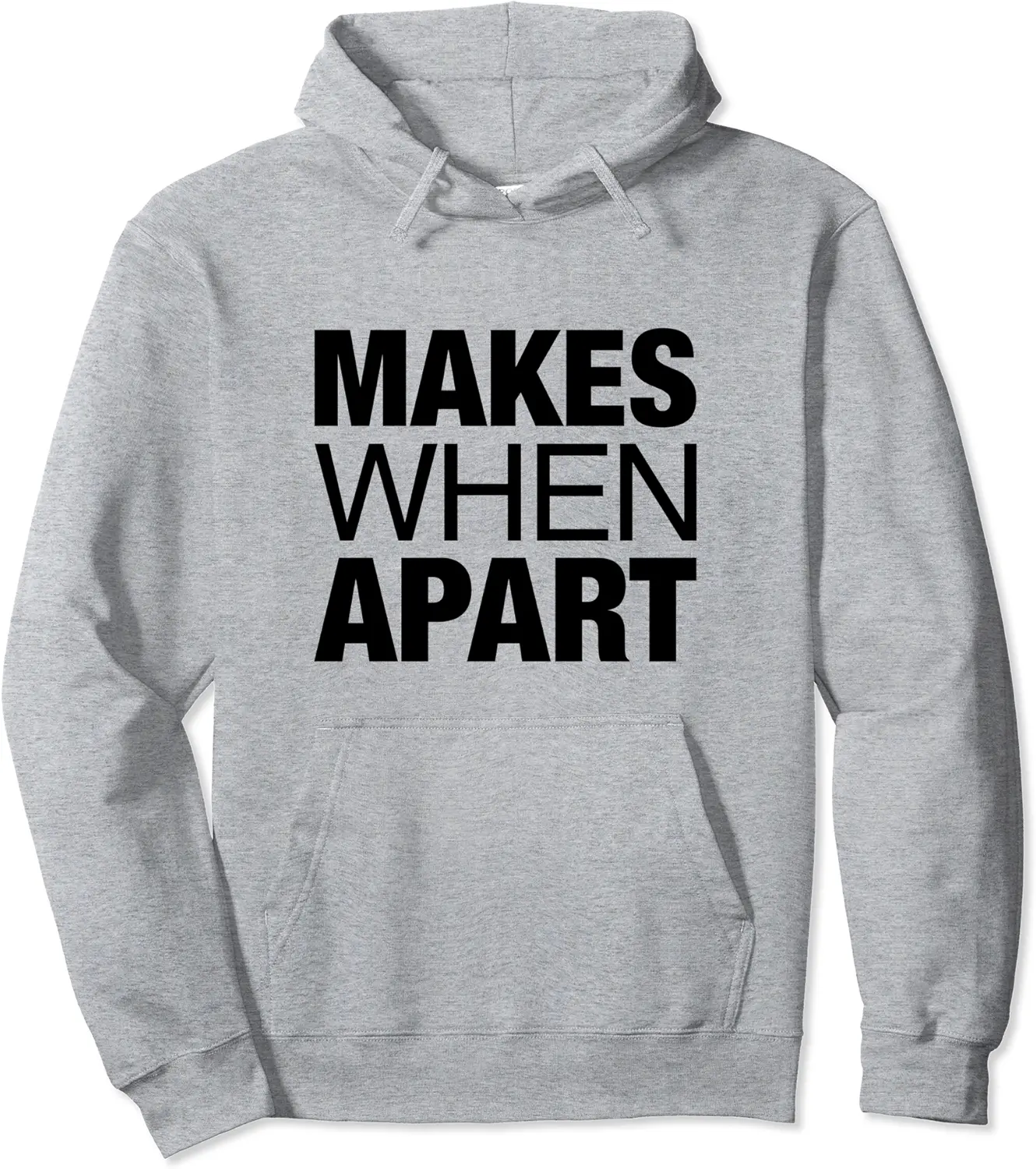 Nothing Makes Sense When We're Apart Cute Couple Matching Pullover Hoodie - Karenlyn Shop 42B08LBDP8GT
