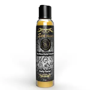 Sea Beauty + Sea Moss Infused Face Wash + Natural Ingredients + Good for All Skin Types + Natural Glow