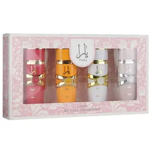Lattafa My Yara Collection Gift Set Women 4pcs x 25ml Candy, Tous, Moi, and Yara Eau De Parfum Lattafa My Yara Collection Gift Set Women 4pcs x 25ml Candy, Tous, Moi, and Yara Eau De Parfum