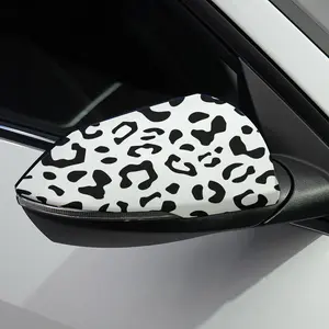 Leopard Pattern Car Mirror Sticker, Waterproof & Durable Scratch Blocking Self-adhesive Car Decal, DIY Decorative Accessories for Car Body Mirror, Sticker for cars