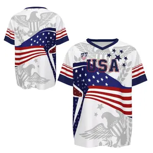 ⚽️V-Neck USA Bald Eagle Graphic Soccer Jersey, 2026 USA Fans Jersey, Gift for Soccer Fans, America Soccer Jersey for Player