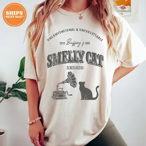 Smelly Cat Tshirt | Friends Inspired Shirt | 90s TV Show Tee | Friends Series | 90s Shirt | Retro Shirt | Friends Fan Shirt