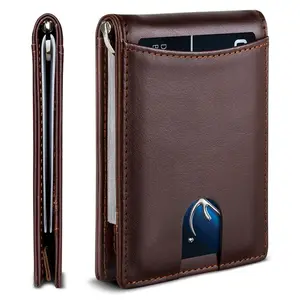 Women's RFID-Safe Credit Card Wallet - 2026 Premium Microfiber Leather Model with Anti-Theft Protection, Compact Banknote Clip, Leather Money Clip (Luggage & Bags, Women's Card & ID Cases)