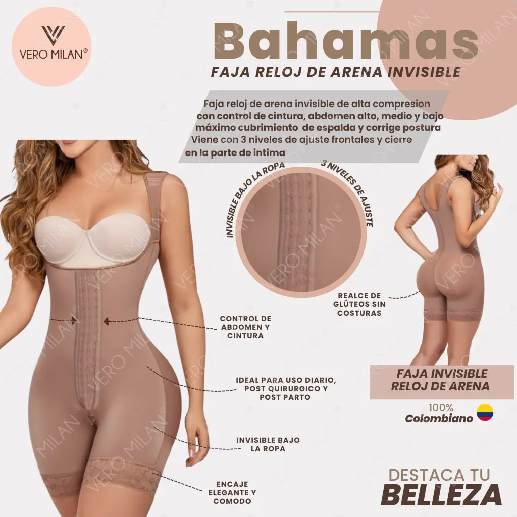 Bahamas LUXURY Shapewear Bodysuit Womenswear hourglass silhouette