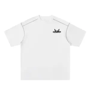 Oversized Contrast-Stitched Cotton Tee