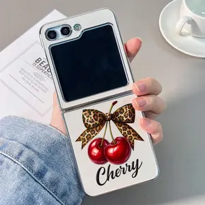 Golden Rose and Red Rose Romantic phone case compatible with Samsung galaxy zflip 6,zflip 5,moto razr50, razr60,galaxy zfold 6,zfold5 Tempered Glass Cover White