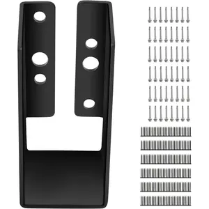 VEVOR Concealed Joist Hanger, 2x4 Inch Outdoor Concealed - Flange Joist Bracket with Screws, Steel Light Joist Hangers for 1.93x 3.62 Inch/ 49x 92 mm Beam, Swing, Fence, Wooden Slides, 12 PcsVEVOR Super Brand Day