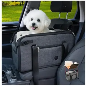 NEW Luxury 10-18lbs Large Console Dog Car Seat (Width＞9in) Fits Truck & SUV