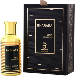 BHRARA King Gold Edition Eau De Parfum for Men 100ml (3.4 fl oz) – Long Lasting