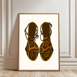 Frameless Retro Leopard  PiecesWall Set, Y2K Fashion Posters & Chic Animal Prints, Aesthetic Dorm Decor |   Gallery Wall Art, Vintage Decor, Dorm Essentials, Bedroom Decor, Gift Artistic