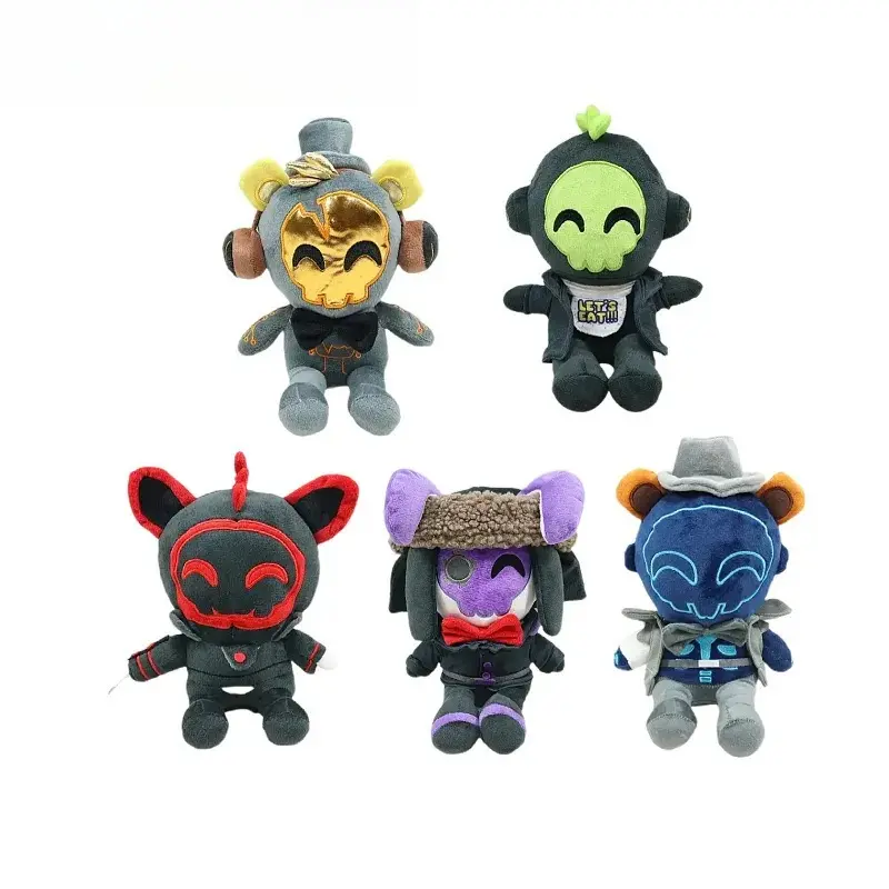 New Game Five Night Plush Toy The Living Tombstone Game Music Band Soft Stuffed Fans Peripheral Present Doll Pillow Toys Peluche