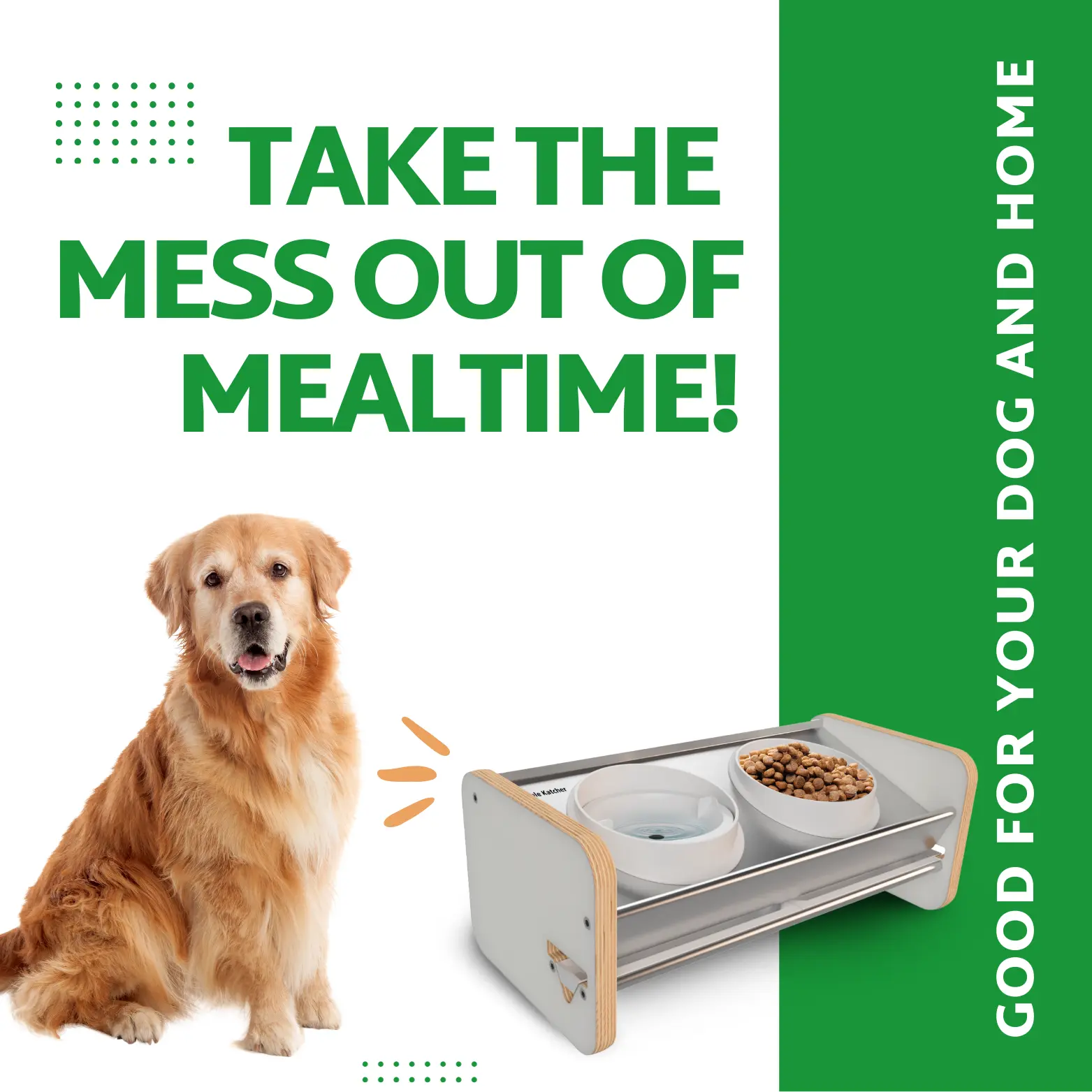 Kibble Katcher for Dog Feeding Time