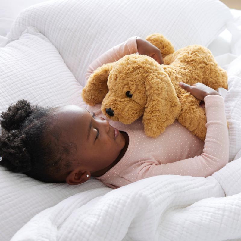 GUND Forever Friends Promise: Muttsy Dog Plush Toy, Premium Plush Puppy Stuffed Animal for Ages 1 and Up, Amber, 14”