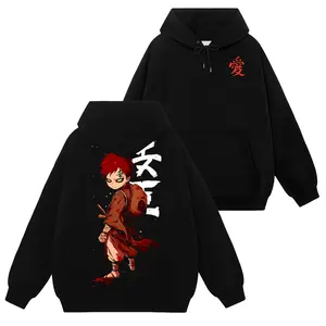 [Shinobi Shop] Limited Gaara Kazekage Hokage Shukaku - Naruto Shippuden #183 Hoodie T-Shirt Sweatshirt, Retro Vintage Unisex Graphic 90s Cotton, Gift For Wibu, Anime Manga Y2K Streetwear