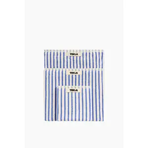 Organic Cotton Striped Towels & Bath Mat | Coastal