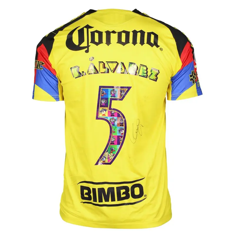 Club América 2025-26 Alvarez Home Soccer Jersey (Pac-Man Edition),  Breathable Game Day Sports Shirt, Gift For Fan