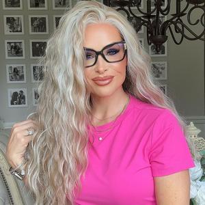 IMstyle Phoebe 13*4 Free part lace front 13*4 Blonde with Brown Highlight Water Wave NH16T0-LS07