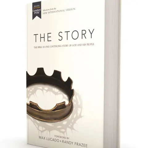 USED Book - Niv, the Story, Hardcover, Comfort Print: The Bible as One Continuing Story of God and His People by Zondervan (Hardcover) - english