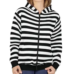 2025 Essentials Zip Hoodie Stripe Classic Fashion Streetwear Hooded Coat Rich Color Selection Spring Casual Loose Sweatshirt