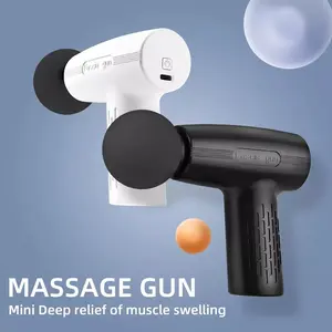 3 Speeds Massage Gun Deep Tissue Percussion Massager for Muscle Pain Relief, Portable Handheld Electric Vibrating Massager for Athletes Relaxation, Full Body Deep Muscle Massage Gun for Neck Back Shoulder Leg