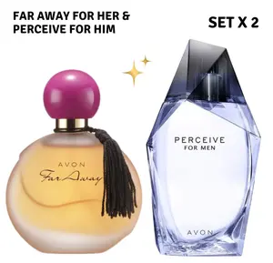 Avon Perfume Set | Far Away for Her & Perceive for Him (2-Piece Set)